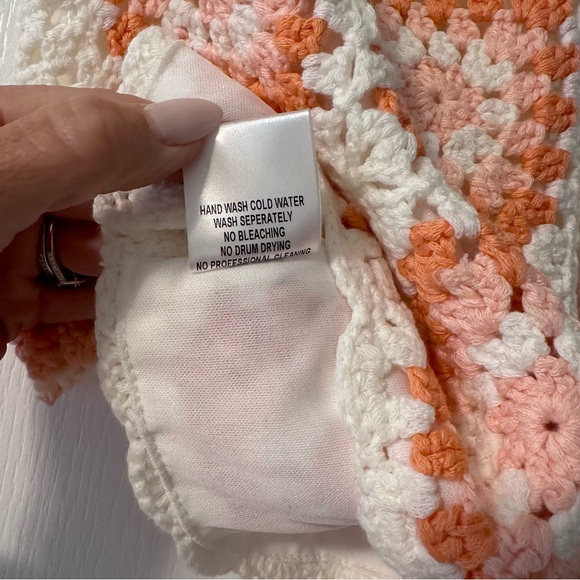 Pink Lily Crochet Tank and Skirt set. Size Small - Picture 8 of 11